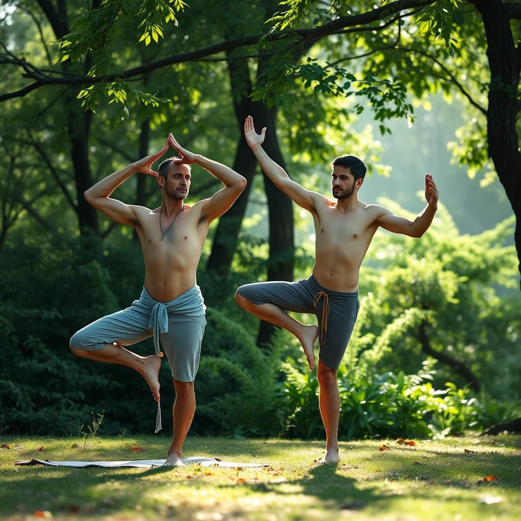Yoga nu masculin à Paris : comment vaincre ses complexes corporels