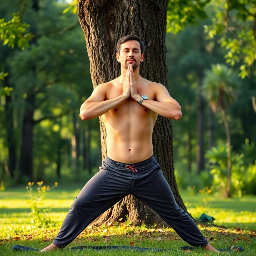 Les postures d’équilibre essentielles pour renforcer la stabilité en yoga naturiste masculin Les postures d’équilibre essentielles pour renforcer la stabilité en yoga naturiste masculin