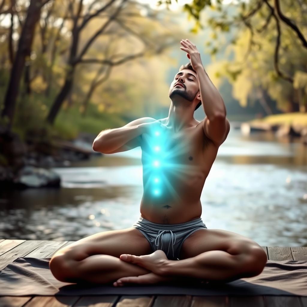 Renforcer sa vitalité grâce au pranayama spécifique au yoga naturiste pour hommes