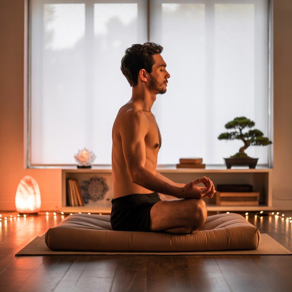 Créer un espace sacré chez soi pour pratiquer le yoga nu en toute tranquillité