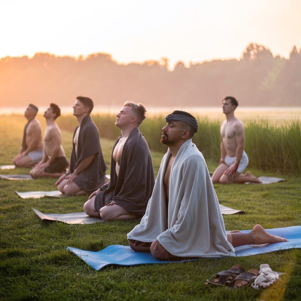 Les accessoires incontournables pour une pratique confortable du yoga naturiste masculin