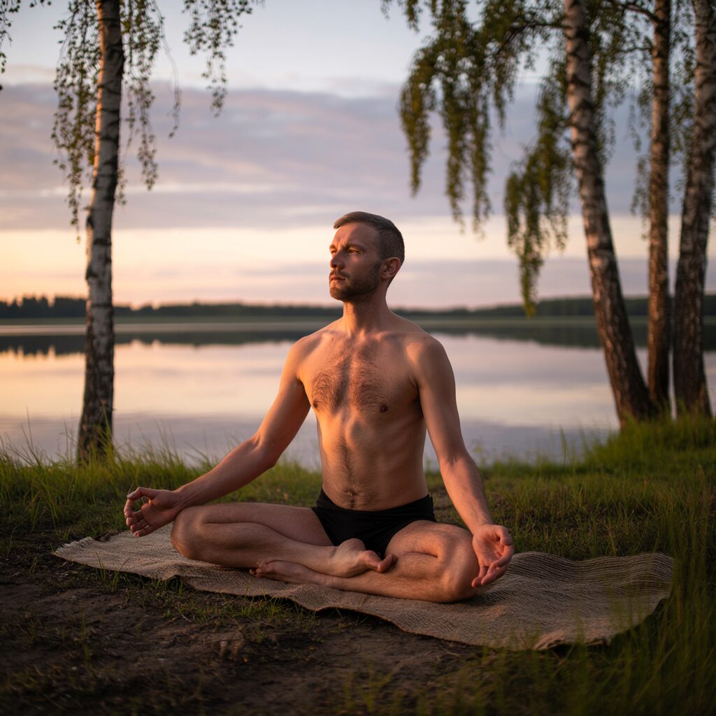 Yoga nu et gestion du stress post-pandémie : stratégies pour l’homme moderne