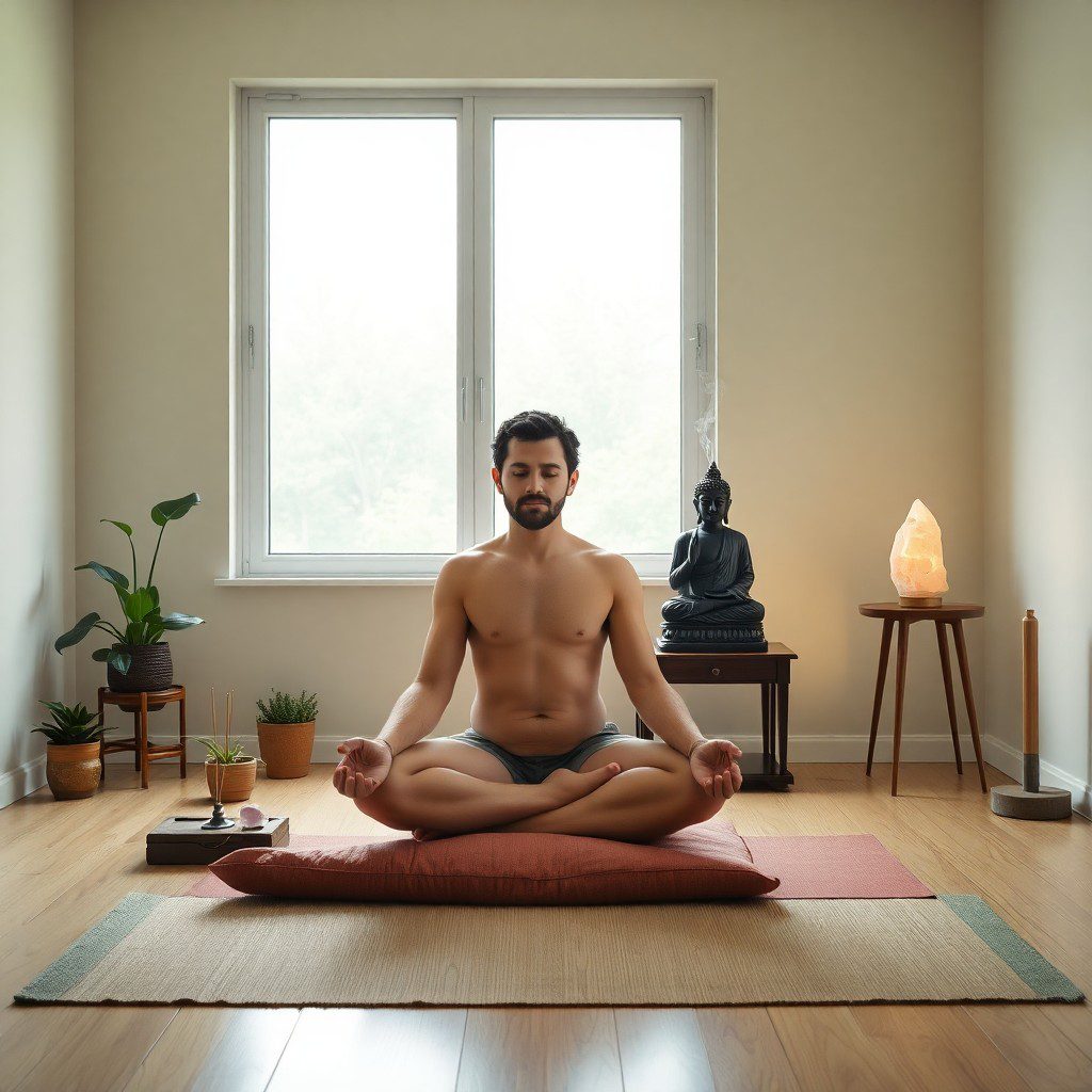 Créer un espace sacré chez soi pour pratiquer le yoga nu en toute sérénité Créer un espace sacré chez soi pour pratiquer le yoga nu en toute sérénité