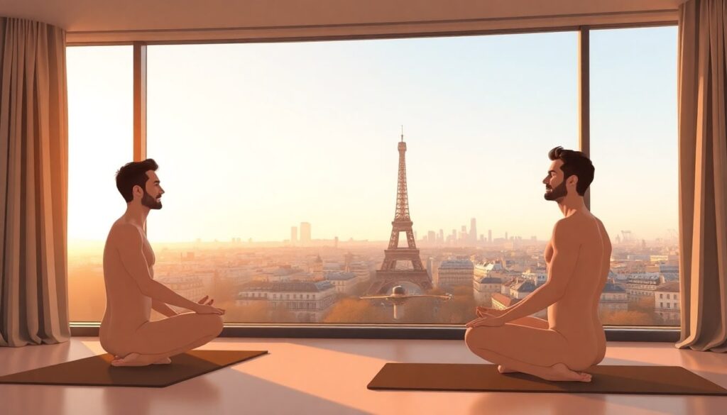 Yoga nu et gestion de la pression professionnelle : conseils pratiques pour cadres parisiens Yoga nu et gestion de la pression professionnelle : conseils pratiques pour cadres parisiens