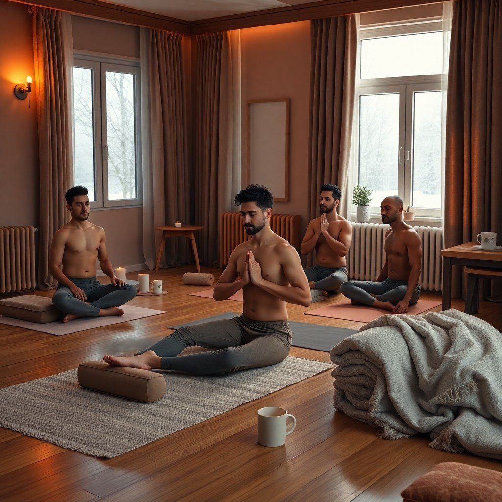 Yoga nu en hiver : rester à l’aise et détendu Yoga nu en hiver : rester à l’aise et détendu
