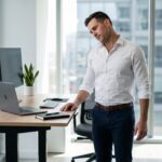 Épaules bloquées : routine « bureau » pour hommes